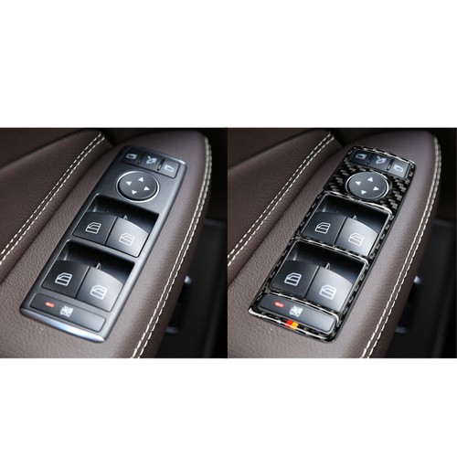 Carbon Fiber Window Lift Switch Cover German Color For Mercedes-Benz GLA 14-17 T - Bild 10 von 10