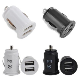 New-Dual-USB-2-Port-Car-Charger-Adaptor-Mini-Bullet-For-iPhone-6-6S-Plus-Samsung