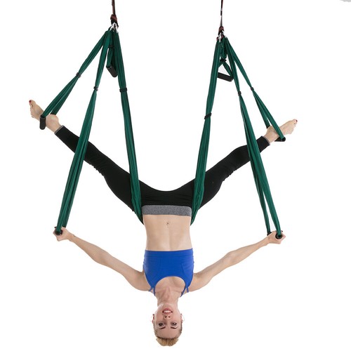 Aerial Yoga Hängematte Swing Air Fliegen Schaukel Yogatuch Yoga Übung - Bild 30 von 32