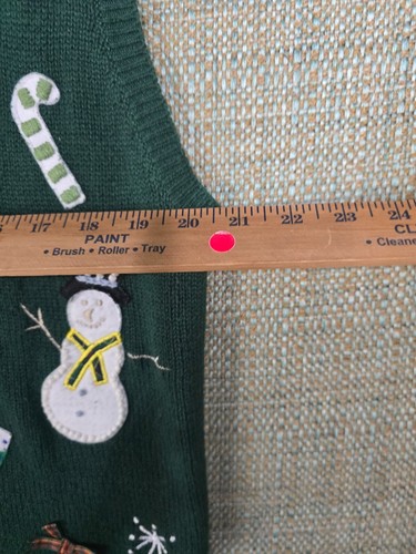 Capacity Damen Weste Weihnachten Grün XL Vintage - Bild 8 von 12