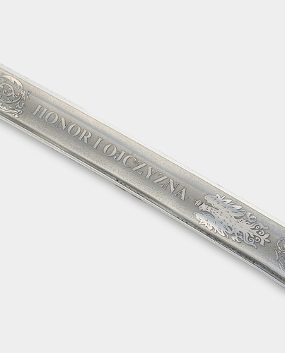 Virtuti Militari Saber with Scabbard for Sharpening and Combat Engraved - Picture 4 of 6