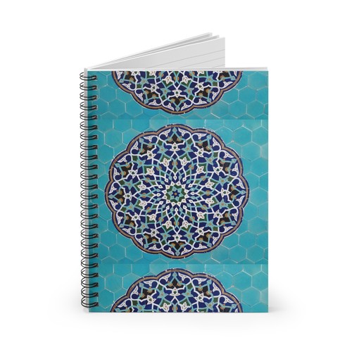 Persian Spiral Notebook - Ruled Line, Yazd kashikari, Persian gift - Bild 3 von 5