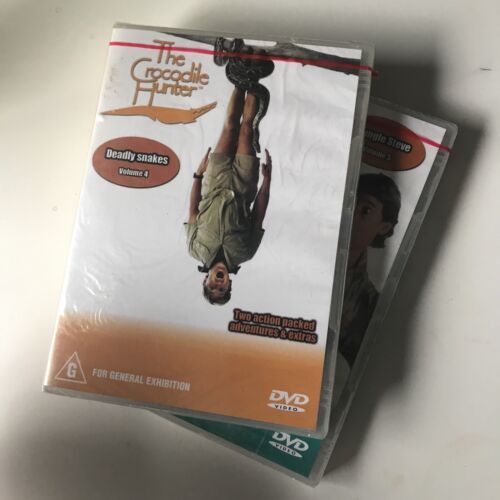 THE CROCODILE HUNTER: Vol 4 & 5 Steve IRWIN (DVD, 2002 Region 4) - New Sealed - Picture 3 of 4