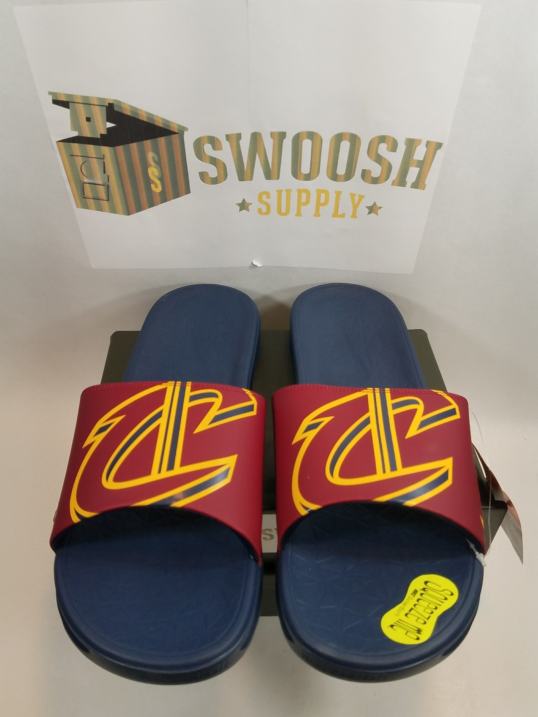 Nike solarsoft cleveland cavaliers benassi sandali sz 14 slide lebron 917551-601 Nike solarsoft cleveland cavaliers benassi sandali sz 14 slide lebron 917551-601