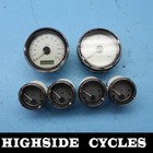1427 07 Harley-Davidson Street Glide Speedometer Tach Volt Fuel Air Oil Gauge