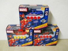 x3 Marvel 4x4 Rebels Model Kit Black Widow Iron Man Captain America Die Cast Toy