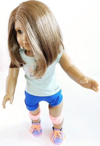 Muñeca American Girl pelo castaño/ojos marrones Truly Me 18 pulgadas y extras - Imagen 3 de 7