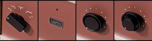 Ampex 2044 Suitcase Amplifier Speaker PAIR | Shure Phono AMP |WORLDWIDE SHIPPING - Picture 9 of 12