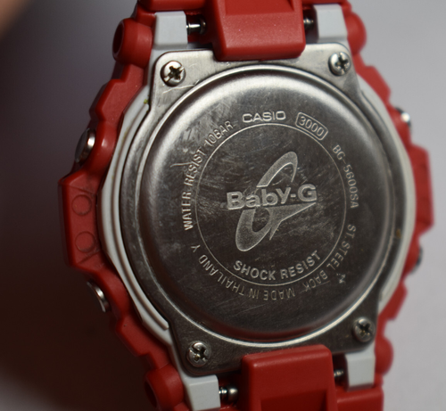 Casio BG5600SA-4 (3000) Damen Baby-G Orange/Rot Digitaluhr NEUE BATTERIE! - Bild 2 von 9