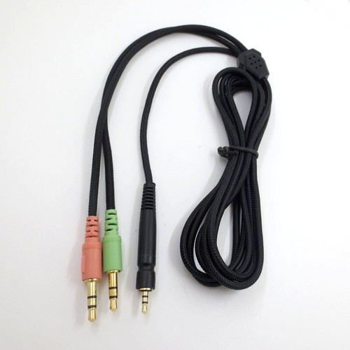 Dual Plug Headset Audio für Sennheiser GAME ZERO ONE PC373 GSP350 500 600 - Afbeelding 6 van 9