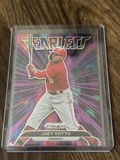 2022 Panini Prism Fearless Joey Votto Pink Prizm 