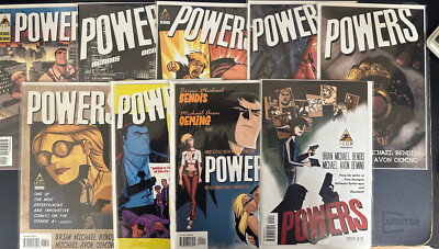 Powers Comic Book Lot Of 40 Books -Mix Volumes - Bendis & Oeming