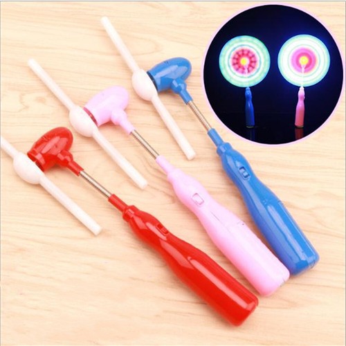 4PCS Flashing Light Up LED Spinning Windmill Glows Child Toys Music Present Gift - Picture 3 of 7