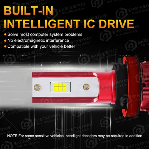 For Toyota Tacoma 2016-2020 LED Headlight High Low beam Bulbs Combo 6000k Kit 4x - Imagen 7 de 7