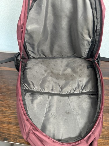 swiss gear laptop backpack Crimson & Grey - Picture 7 of 18