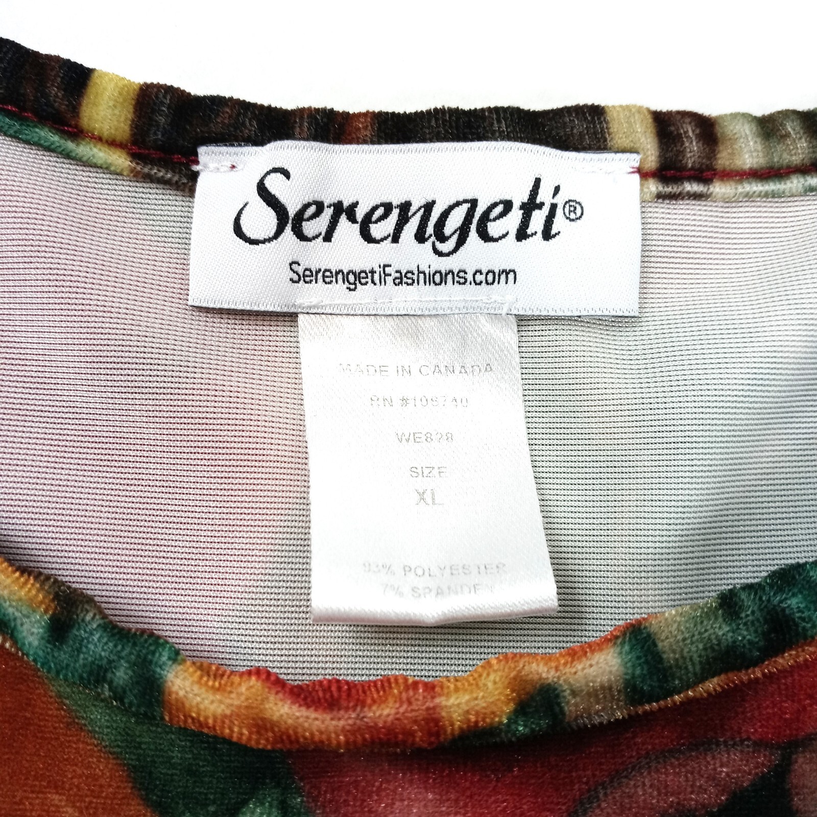 Serengeti Catalog Floral Stretch Velvet Long Sleeve B… Gem