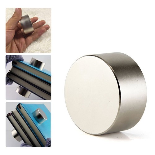 1.6inchx0.8inch Powerful Neodymium Rare Earth Large Cylinder Magnet N52 Round US - Picture 5 of 10
