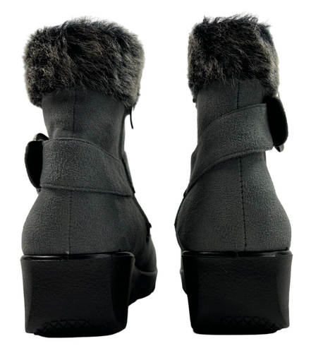 Patrizia Women's Size 6.5 Grey Winter Booties by Spring Step Insightful Comfort - Picture 5 of 15