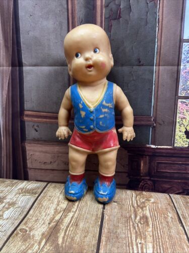 1950’s Boy Rubber Squeak Toy - Picture 2 of 16