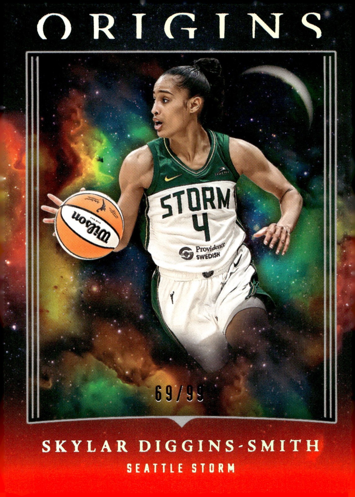 2024 Panini Origins WNBA - #20 Skylar Diggins-Smith #'d /99 RED Parallel