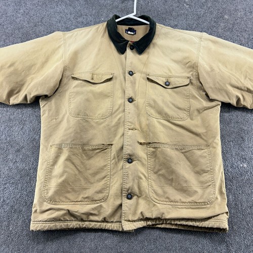 Chaqueta De Colección Patagonia Para Hombres M Marrón Tostado Tareas Granero Abrigo Lona Nueva Gama Años 90 - Imagen 3 de 24