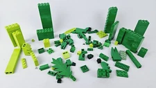 GREEN LEGO Bricks Parts and Pieces Bulk Lot - Random Pieces. PLEASE SEE PICS