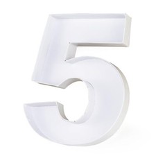 12" Fillable Cardboard Number Shaped Gift Grazing Charcuterie Board Paper Con...