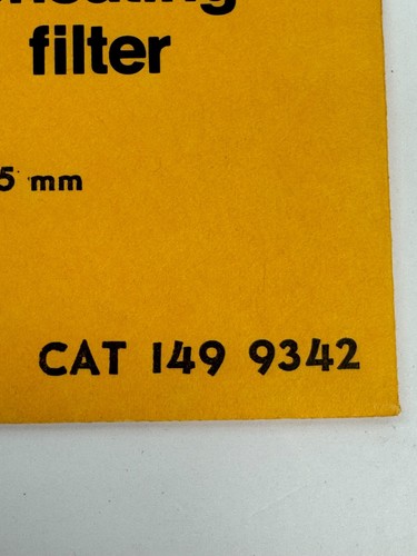 Kodak CC10R 125mmx125mm 5X5" COLOR COMPENSATING Filter No.149 9342 NEW SEALED - Picture 2 of 4