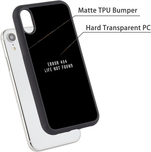 Error 404 Life Not Found Poster Cover For iPhone X XS 11 12 13 14 15 Pro - Picture 163 of 240
