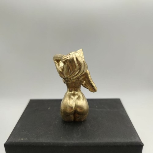 Estatua corporal sexy de mujer desnuda de latón macizo - Imagen 4 de 9