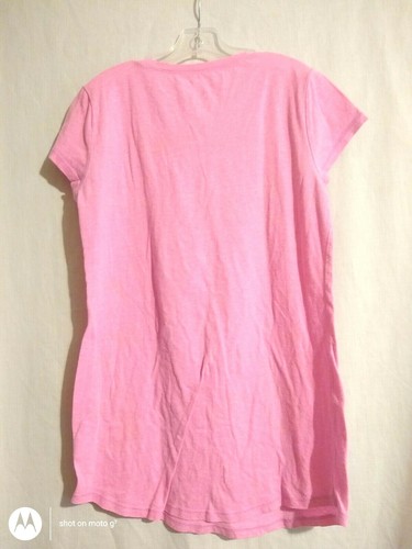 Sz 14 Justice girl pink peace & love short sleeve shirt - Picture 4 of 4
