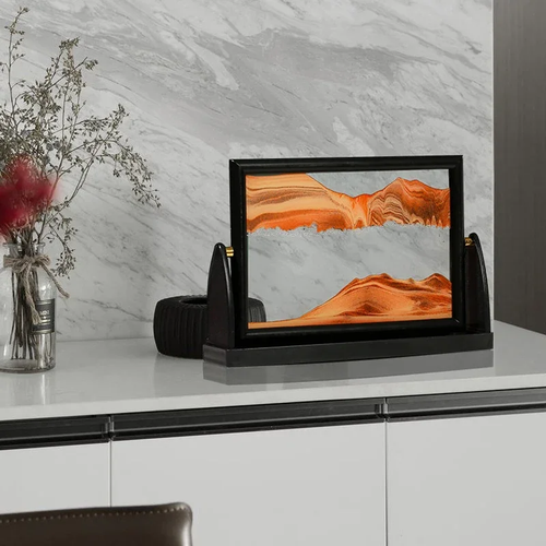 Rotatable Moving Sand Art Picture Style 3D Sandscape In Motion Home Decor Gifts - Picture 7 of 36