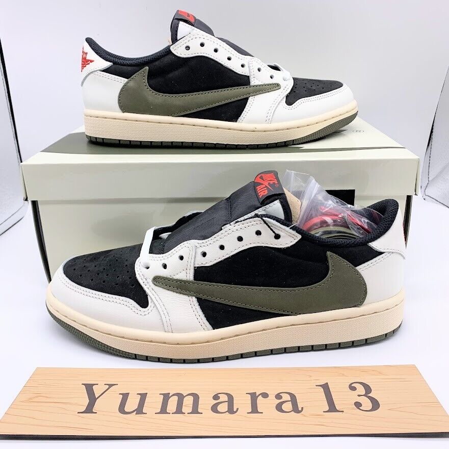 Jordan 1 Retro Low OG SP Travis Scott Olive (Women's) - DZ4137-106 - US