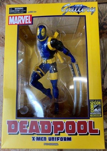 Marvel Gallery Deadpool X-Men Uniform PVC Diorama 1 of 4200 SDCC 2017-New in Box