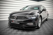 CUP Spoilerlippe SCHWARZ für VW Passat B8 3G FL Frontspoiler Spoilerschwert V2
