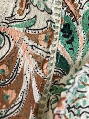 Veronica Beard Paisley Print Itzel Mini Dress in Stone Multi sz 2 belted - Picture 6 of 19
