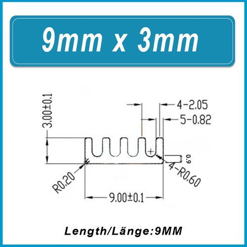 10PCS Aluminum Heat Sink for Cooling LED, Power IC, Transistor - Various Sizes‌ - Picture 93 of 95