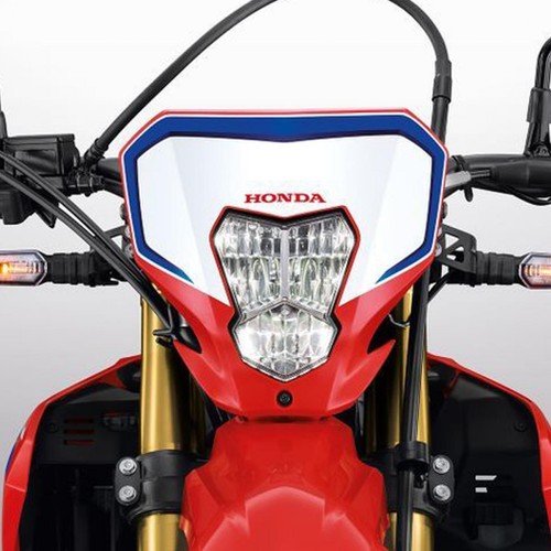 21-22 MASCHERINA PROTEZIONE FARO CARENA ANTERIORE PER HONDA CR300L 1x - Foto 5 di 6
