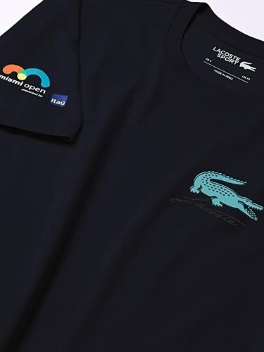 Lacoste Men's T- Shirt Miami Open 2020 Spine Tattoo Graphic Tennis - 第 37/38 張圖片