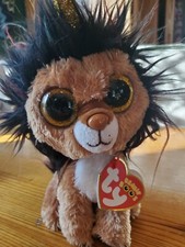 TY Beanie Boos - RAMSEY the UniLion with Glitter Eyes - 6" - NWT
