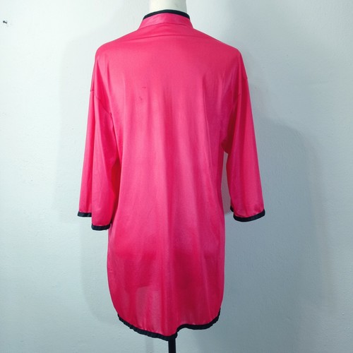 Vintage Vassarette PJ Lounge Set "Satinessences" Mandarin Style Pink Größe Medium - Bild 6 von 10