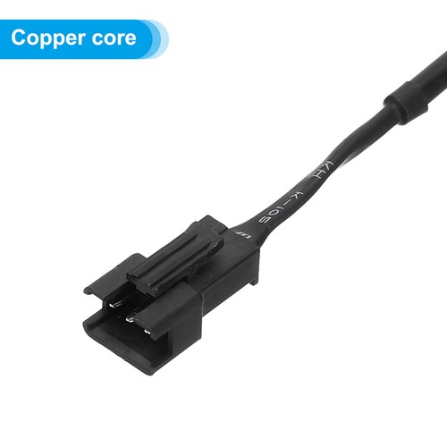 5V 3 Pin to SM3P Male Splitter Cable, 4 Pcs Power Cord ARGB Extension Cable - Afbeelding 4 van 7