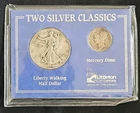 90% Silver Walking Liberty Half And Mercury Dime