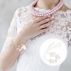  2 PCS Hochzeit Armband Braut Handgelenkblume Hochzeitsgelenkblume