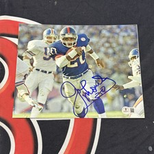 Joe Morris Signed 8x10 Photo New York Giants Autographed Beckett COA