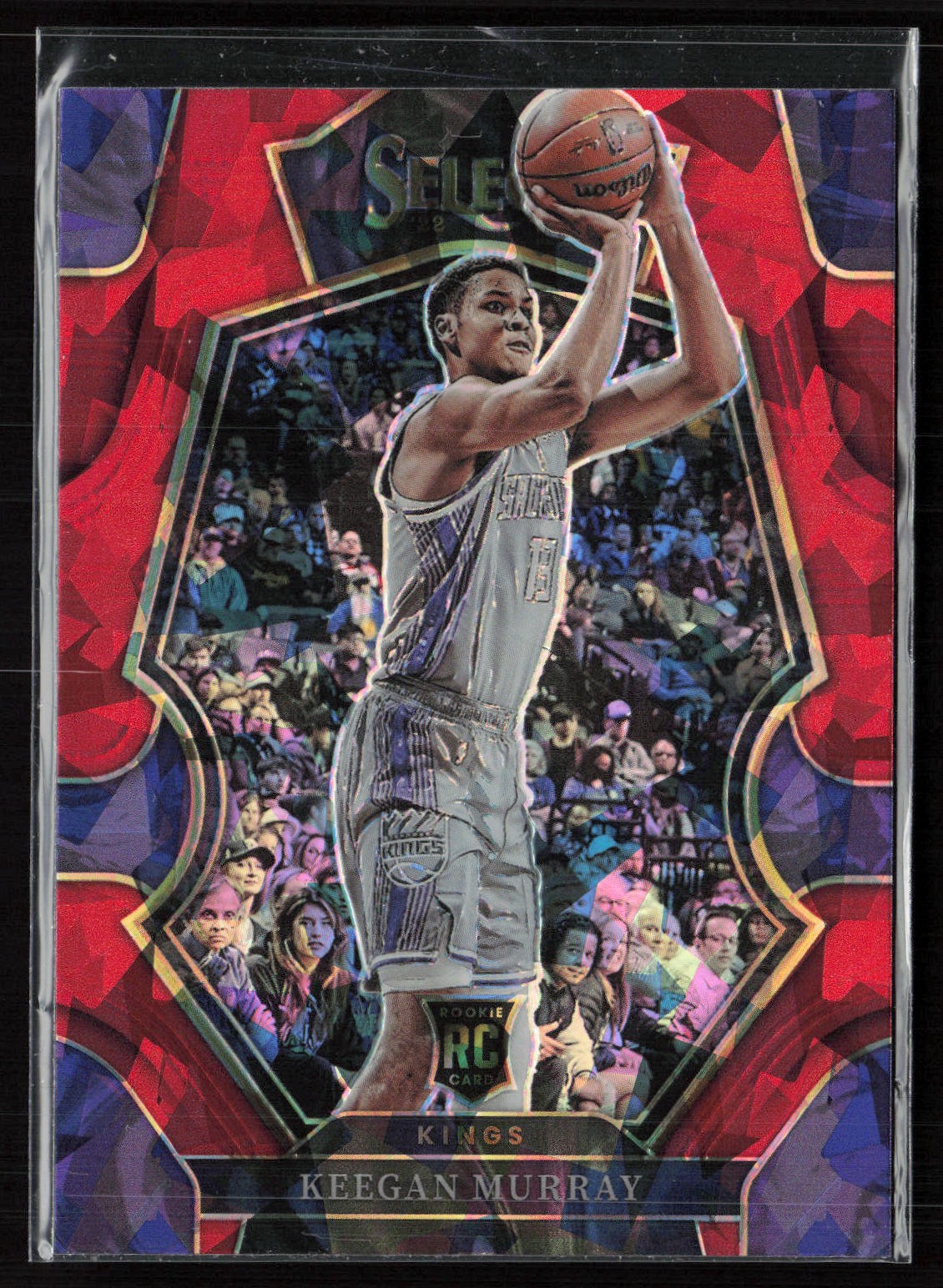 Keegan Murray 2022-23 Panini Select #197 Red Cracked Ice Prizms RC