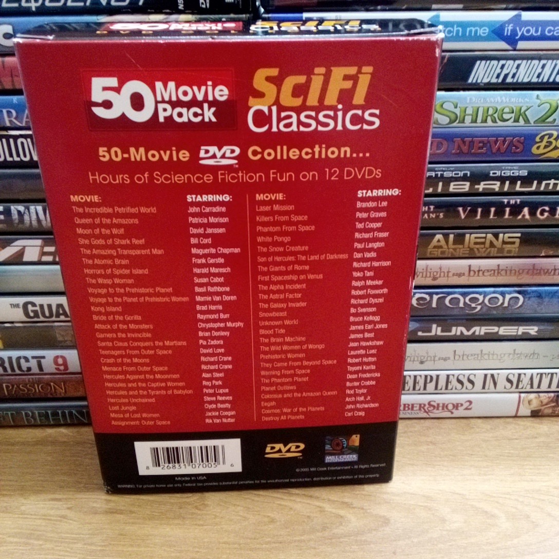 Sci Fi Class FF (DVD)50 Movie Pack, $6 combined shipping