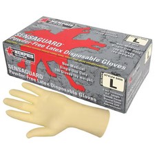 Mcr Safety 5055S Sensaguard 5055, Disposable Gloves, 5 Mil Palm, Latex,