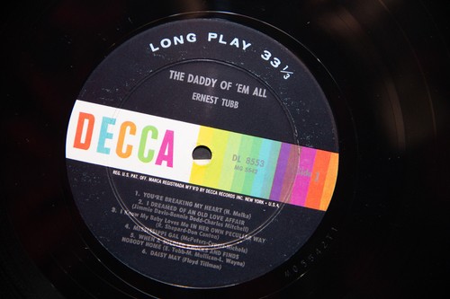 Ernest Tubb – The Daddy Of 'Em All - Vinyl Record Lp - Picture 6 of 6