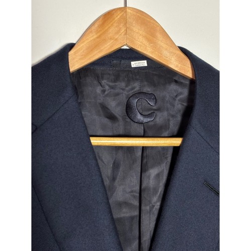 CARUSO per CARUSO Mens Navy Blue 100% Cashmere Blazer Jacket Italy Sz 60/50 - Picture 3 of 11